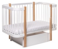 Pătuţ Eucalyptus Karol Premium White/Natural (DS-9031) imaginea #4 — magazin online Desire.md