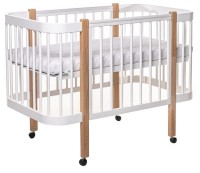 Pătuţ Eucalyptus Karol Premium White/Natural (DS-9031) imaginea #5 — magazin online Desire.md