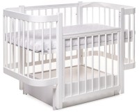 Pătuţ Eucalyptus Karol Premium White/White (DS-9011) imaginea #3 — magazin online Desire.md