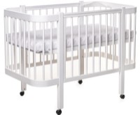 Pătuţ Eucalyptus Karol Premium White/White (DS-9011) imaginea #4 — magazin online Desire.md