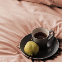 Lenjerie de pat Issimo Savanna Double Apricot imaginea #2 — magazin online Desire.md