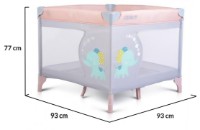 Pătuț pliabil Moni Giant Pink imaginea #5 — magazin online Desire.md