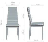 Scaun AMF Sicilia Grey imaginea #3 — magazin online Desire.md