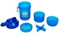 Shaker pentru nutriție sportivă SmartShake 400/100/100ml Original FI-5053 Blue imaginea #3 — magazin online Desire.md
