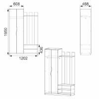 Antreu Компанит Нина Венге imaginea #2 — magazin online Desire.md