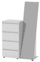 Комод Компанит Зеркало Нимфея Альба фото №1 — интернет-магазин Desire.md