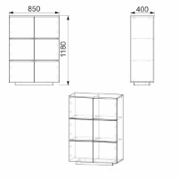 Тумба Компанит МГ-5 Тумба-2 Венге фото №2 — интернет-магазин Desire.md