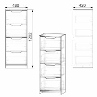 Комод Компанит С Нимфея Альба фото №2 — интернет-магазин Desire.md