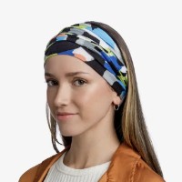 Headwear multifuncțional Buff CoolNet UV Blue Endi imaginea #2 — magazin online Desire.md