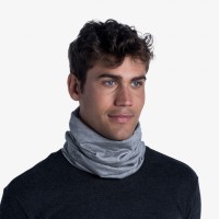 Мультифункциональная повязка Buff Merino Lightweight Neckwear Light Grey фото №3 — интернет-магазин Desire.md