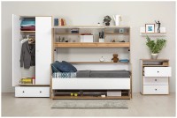 Pat copii Моби Вуди 11.60 Alb Premium/Stejar Auriu Craft imaginea #2 — magazin online Desire.md