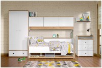 Pat copii Моби Вуди 11.60 Alb Premium/Stejar Auriu Craft imaginea #7 — magazin online Desire.md