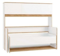 Pat copii Моби Вуди 11.60 Alb Premium/Stejar Auriu Craft imaginea #1 — magazin online Desire.md