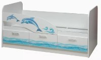 Pat copii Олмеко Дельфин 06.222 1600 Alb/Alb