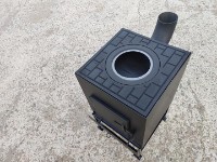 Печь стальная Alamar Sobă din oțel СТЗСп фото №2 — интернет-магазин Desire.md