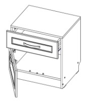 Noptieră ML-Mobila Ливерпуль №21 Ivory imaginea #2 — magazin online Desire.md