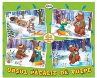 Puzzle Dorința 4in1 Ursul păcălit de vulpe (143035) imaginea #1 — magazin online Desire.md