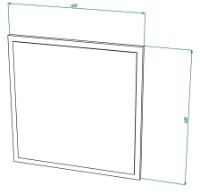 Зеркало ML-Mobila №2 Дуб Золотой фото №2 — интернет-магазин Desire.md