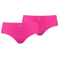 Женские трусы Puma Women Seamless Hipster 2P Pack Neon Pink M фото №1 — интернет-магазин Desire.md