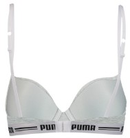 Sutien Puma Women T-Shirt Bra 1P Grey Melange 85B imaginea #2 — magazin online Desire.md