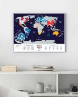 Карта мира 1DEA.me Travel Map Holiday World (13022)