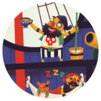 Puzzle Djeco 36 The Pirate Ship DJ07129 imaginea #3 — magazin online Desire.md