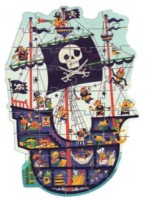 Puzzle Djeco 36 The Pirate Ship DJ07129 imaginea #1 — magazin online Desire.md