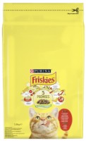 Hrană uscată pentru pisici Purina Friskies Adult Meat Chicken Vegetables 1.5kg