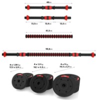 Set de haltere și gantere HMS SGP30 imaginea #7 — magazin online Desire.md