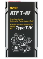 Трансмиссионное масло Mannol ATF T-IV 8208 4L Metal фото №1 — интернет-магазин Desire.md