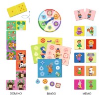 Настольная игра Djeco Bingo Memo Dominos - Little Friends DJ08143 фото №1 — интернет-магазин Desire.md