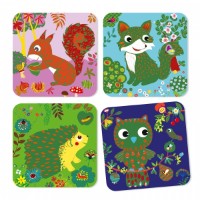 Carduri razuibile Djeco Country Creatures DJ09093