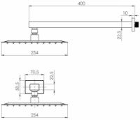 Душевая головка VOLLE Cascada R85 (1586.180102) фото №2 — интернет-магазин Desire.md
