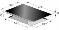 Plită incorporabilă cu inducție Kaiser KCT 777 FI imaginea #3 — magazin online Desire.md