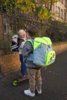 Rucsac școlar Lassig Flexy Unique Beginner Blue/Neon-Yellow LS1205008843 imaginea #2 — magazin online Desire.md