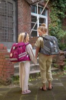 Rucsac școlar Lassig Flexy Unique Speckles Anthracite LS1205008267 imaginea #2 — magazin online Desire.md