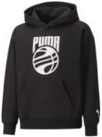 Детская толстовка Puma Basketball Hoodie B Puma Black 128