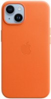Husa de protecție Apple iPhone 14 Leather Case with MagSafe Orange