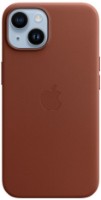 Husa de protecție Apple iPhone 14 Leather Case with MagSafe Umber imaginea #1 — magazin online Desire.md