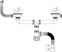 Сифон для раковины Aquant D0139-12-MR фото №4 — интернет-магазин Desire.md