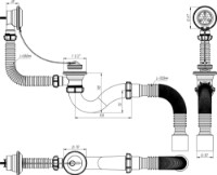 Sifon pentru cada Aquant PV150-30-MR imaginea #4 — magazin online Desire.md