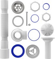 Сифон для раковины Aquant S0515-35-MR фото №2 — интернет-магазин Desire.md