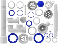 Сифон для ванны Aquant V255-25-MR фото №2 — интернет-магазин Desire.md