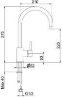 Baterie bucătărie Fiore Trieste (306NN9208) imaginea #2 — magazin online Desire.md