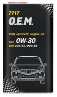 Ulei de motor Mannol O.E.M. for Mercedes Benz 0W-30 7717 4L Metal