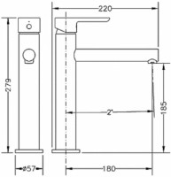 Baterie lavoar Genebre Oslo Black (65134 19 41 66) imaginea #2 — magazin online Desire.md