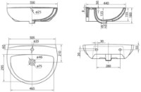 Lavoar Kolo Freja 55cm (11219) imaginea #2 — magazin online Desire.md