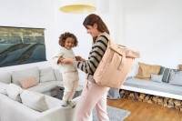 Rucsac pentru mamici Lassig GRE Rolltop Up Peach Pink LS1103038853 imaginea #2 — magazin online Desire.md