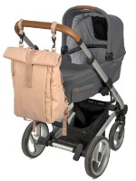 Rucsac pentru mamici Lassig GRE Rolltop Up Peach Pink LS1103038853 imaginea #4 — magazin online Desire.md