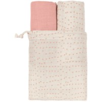 Pelinci Lassig Swaddle & Burp Blanket L 2pcs Pink LS1312029787 imaginea #3 — magazin online Desire.md